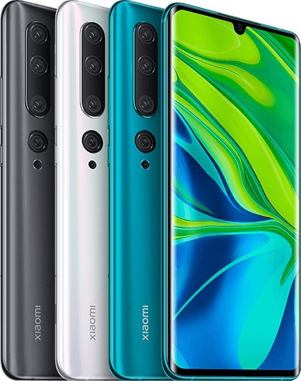 xiaomi mi note 10 aurora green